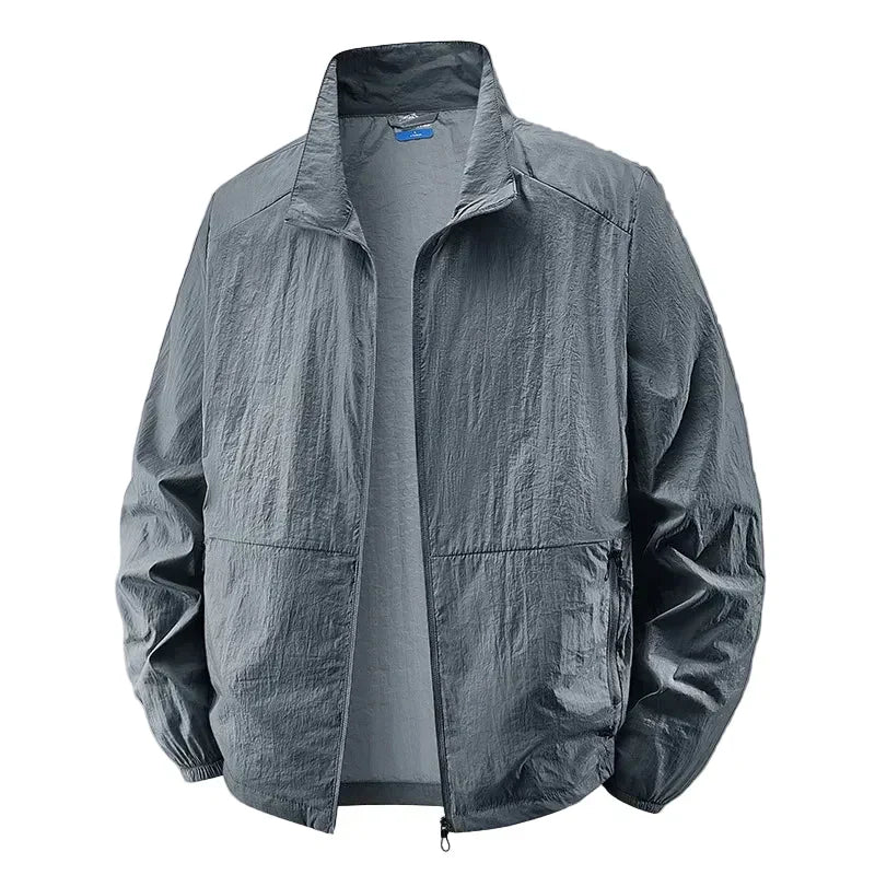 Lightweight Men's Multi-Pocket Jacket - Practical and Modern