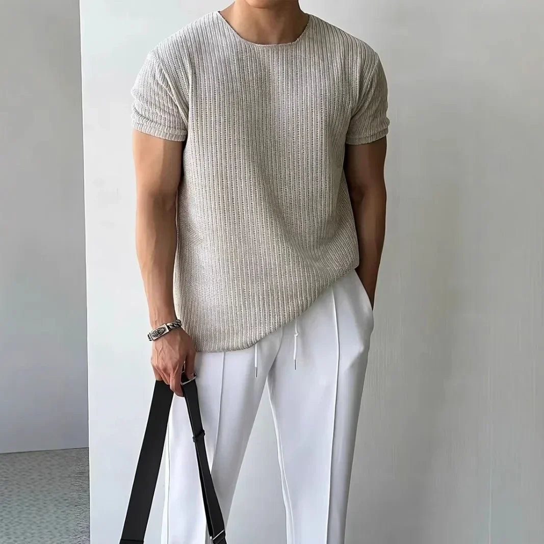 LAURENT MONACO | MENS KNIT T-SHIRT