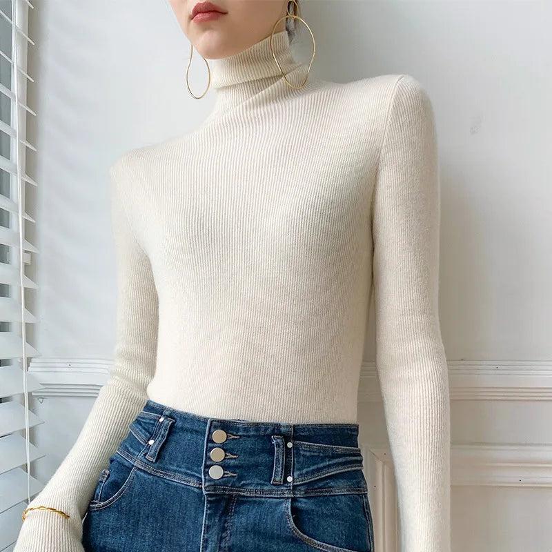 Adeline Women’s Turtleneck Sweater - Elena Harper