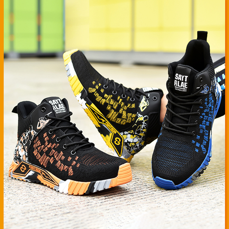 Anti-Smash and Anti-Puncture, Protecting Ankle Safety Shoes EB