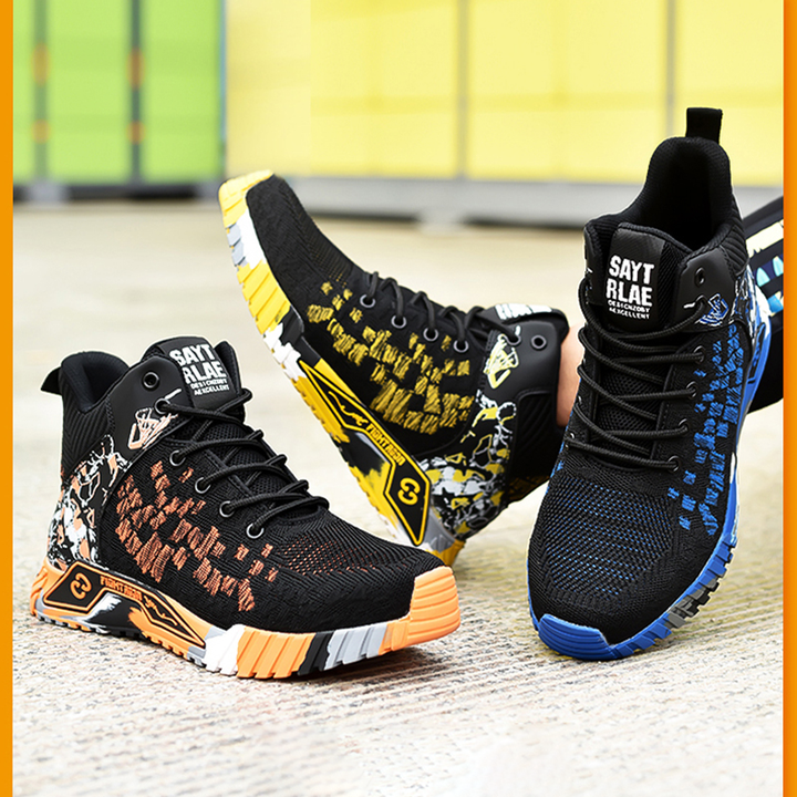Anti-Smash and Anti-Puncture, Protecting Ankle Safety Shoes EB