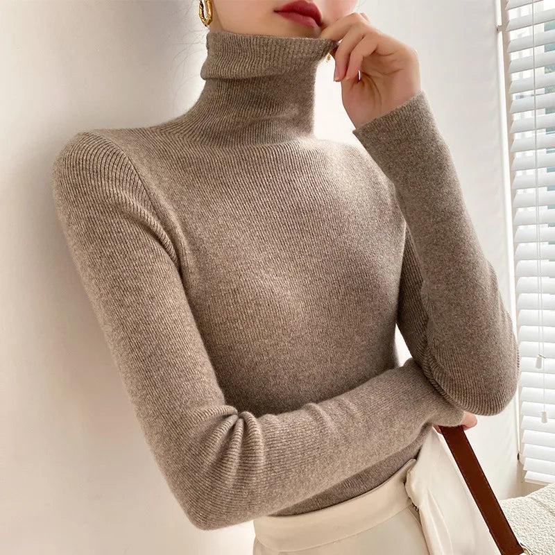 Adeline Women’s Turtleneck Sweater - Elena Harper