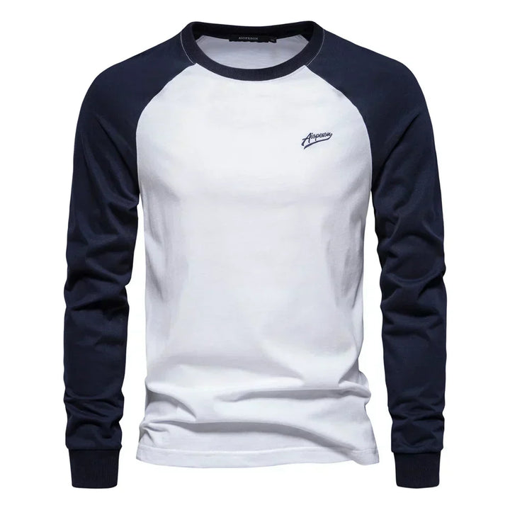 LAURENT MONACO | CLASSIC RAGLAN LONG SLEEVE T-SHIRT FOR MEN