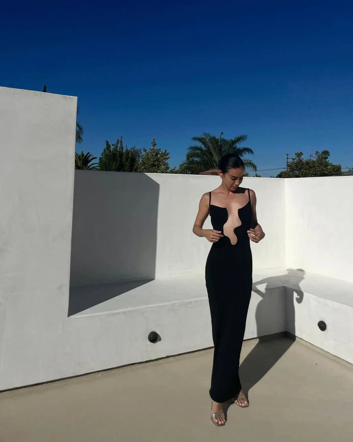 Afroda Dress with Neckline