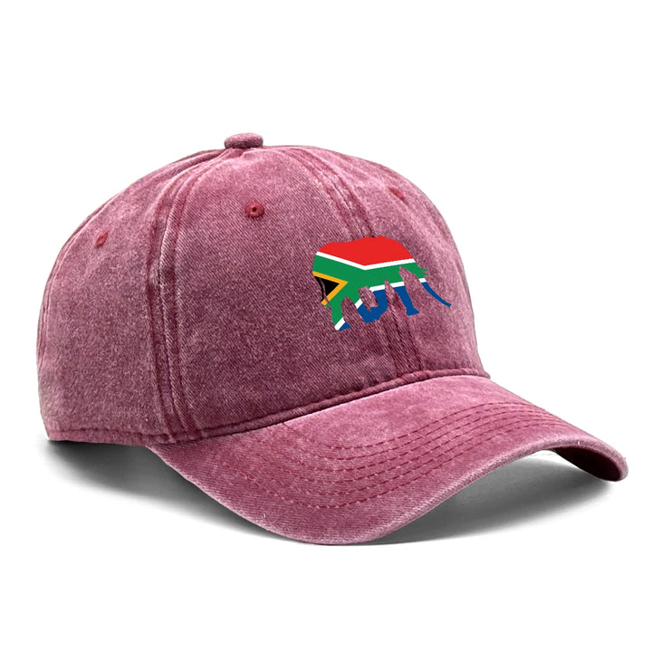 South Africa World Cup 2026 competition cap by Emma & Rose Cape Town, featuring team logo and adjustable strap