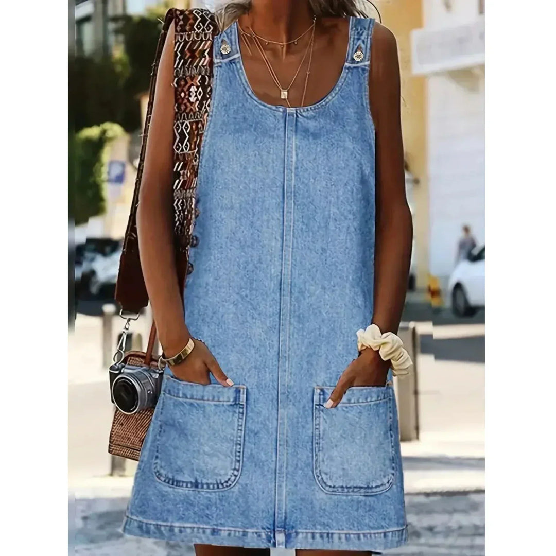Saylor | Relaxed Dresses with Denim Look
