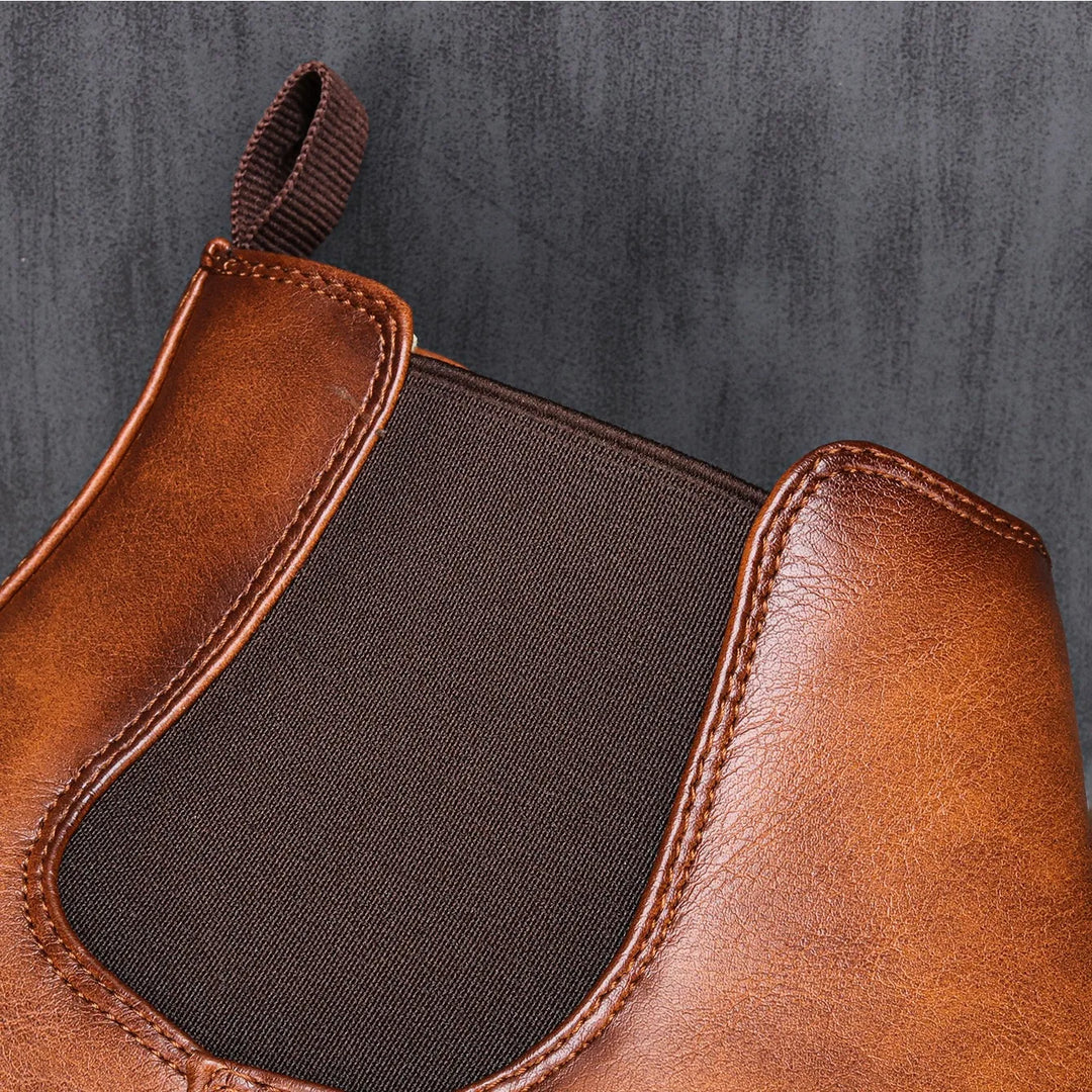 CHELSEA BOOTS FOR MEN WITH ELASTIC SIDES
