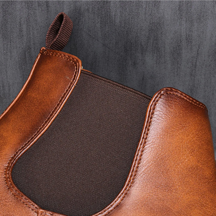 CHELSEA BOOTS FOR MEN WITH ELASTIC SIDES