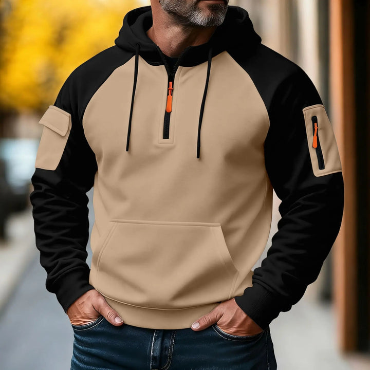Hank Durable Zip-Up Sweater, view 6 - Elena Harper