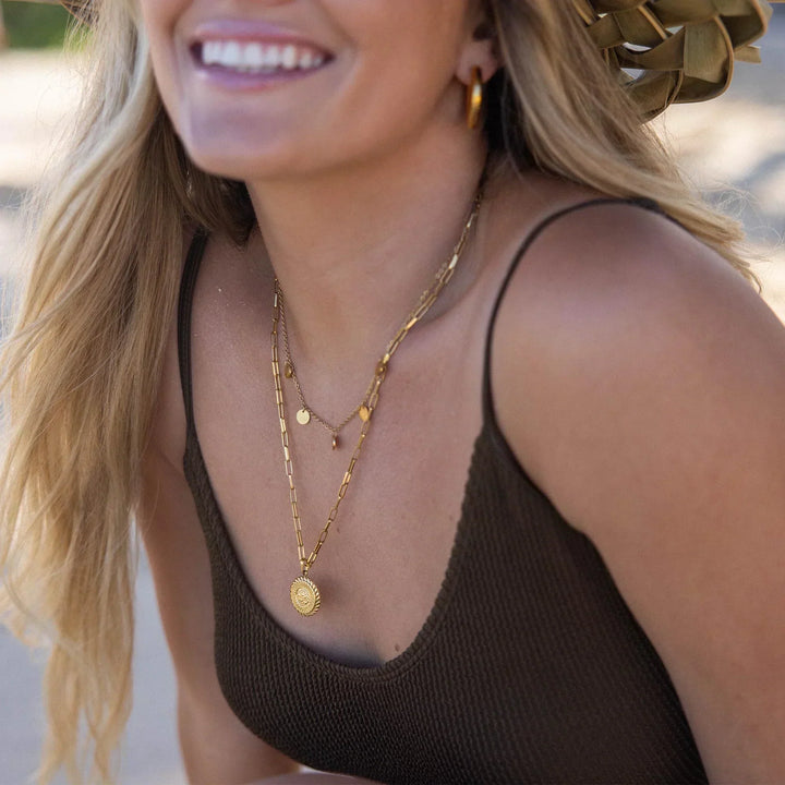 Thessalya™  |  Buddha 18k Gold Necklace