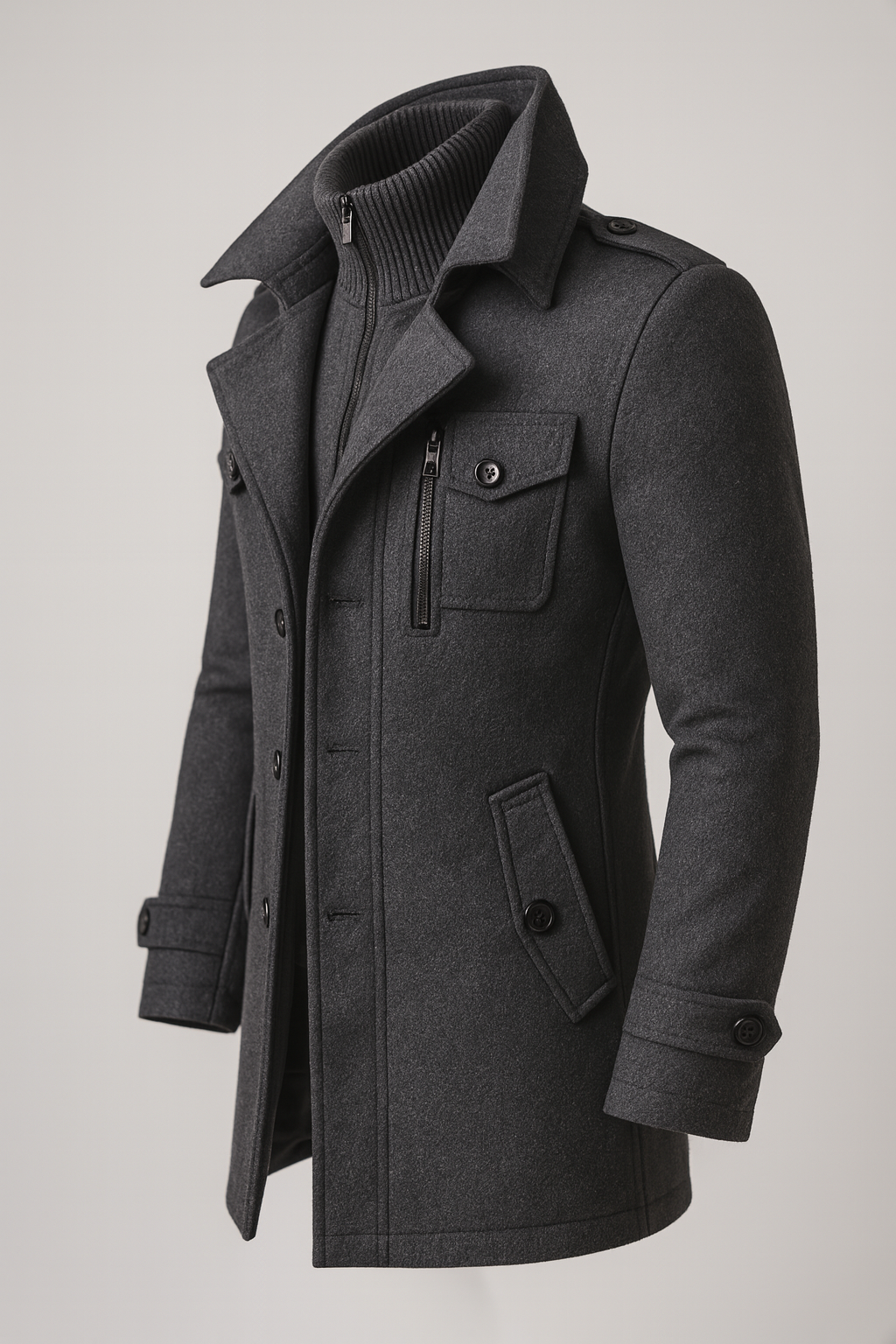 Winter Coat for Men - Elena Harper