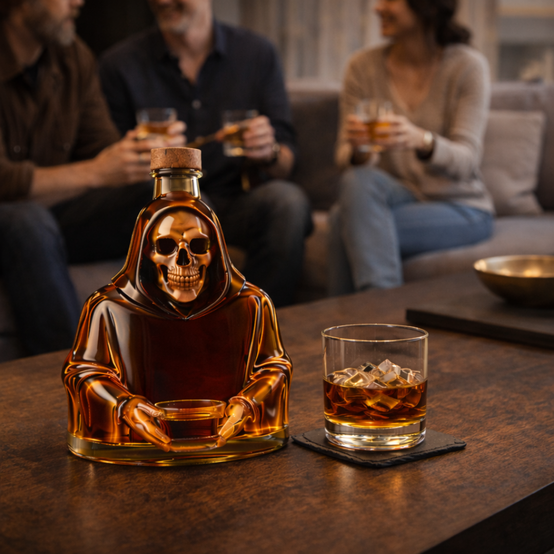 Roger Whisky Bottle Death Design, view 8 - Elena Harper