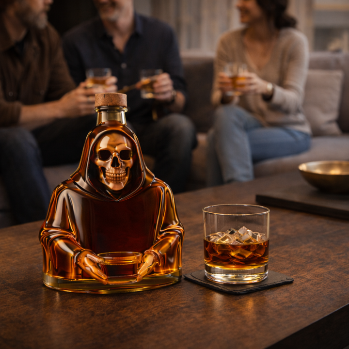 Roger Whisky Bottle Death Design, view 8 - Elena Harper