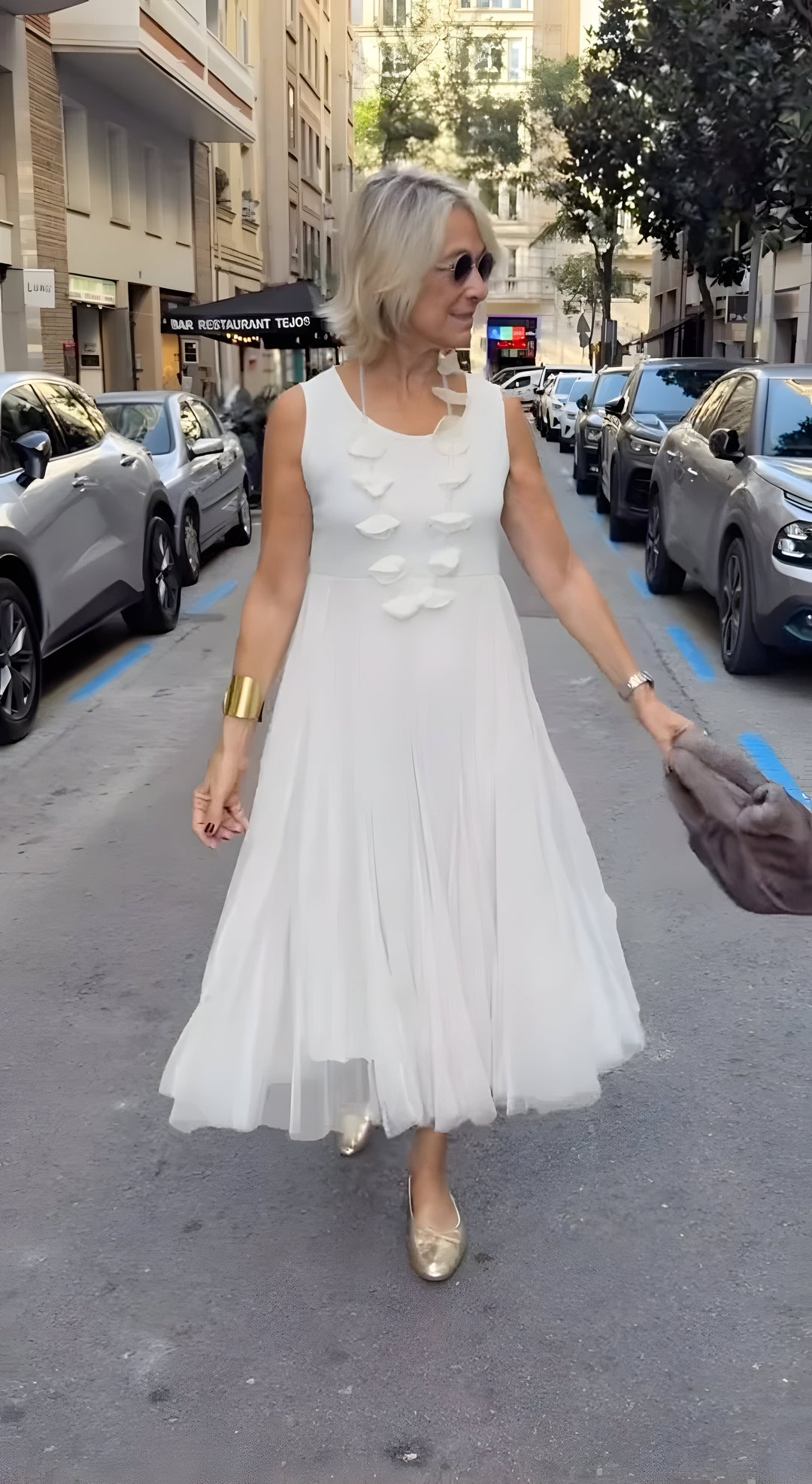 Rosa™ | Elegant Layered Midi Dress