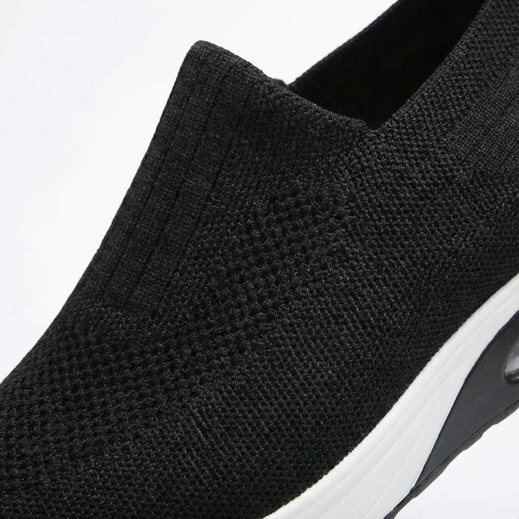 Sofia | Women's Slip-On Trainers with Breathable Fabric and Elastic Ankle | Comfort