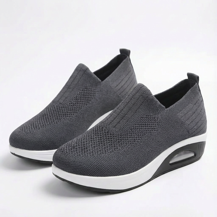 Sofia | Women's Slip-On Trainers with Breathable Fabric and Elastic Ankle | Comfort