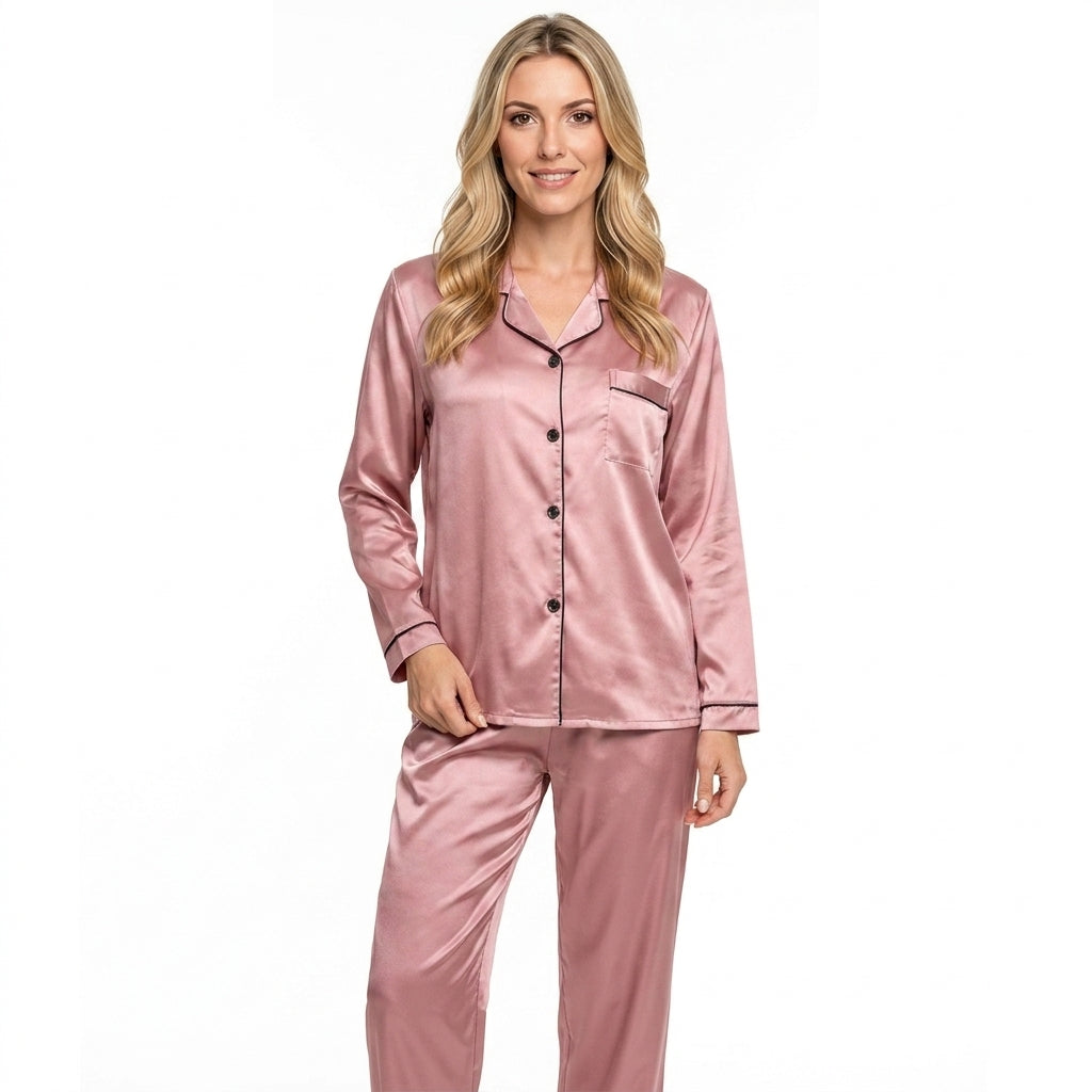 Summer Pajama Women | Satin Look & Elegant Sleep Comfort