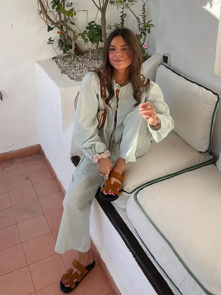 Summer Set for Women - Shirt and Pants - Bo