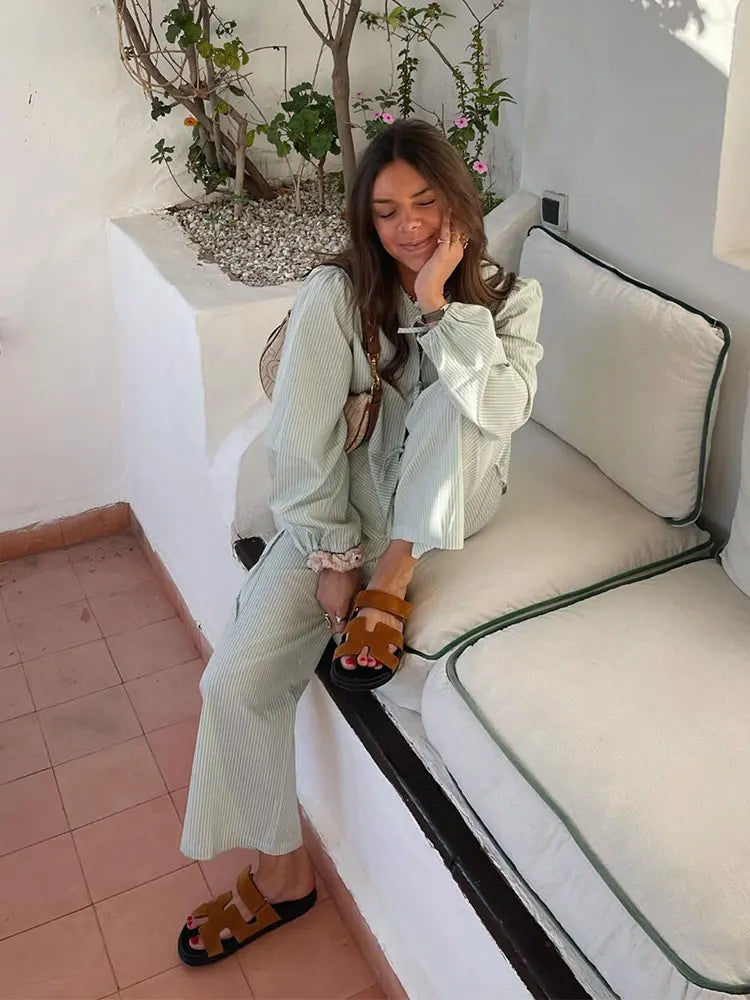 Summer Set for Women - Shirt and Pants - Bo