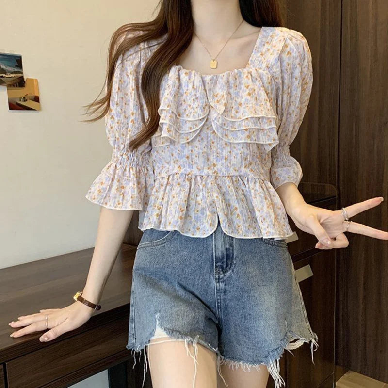 Summer Top for Women | Feminine Fit & Ruffle Detail