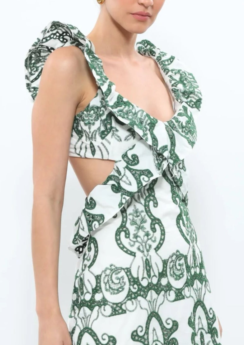 Haven Ruffled Maxi Dress, view 10 - Elena Harper