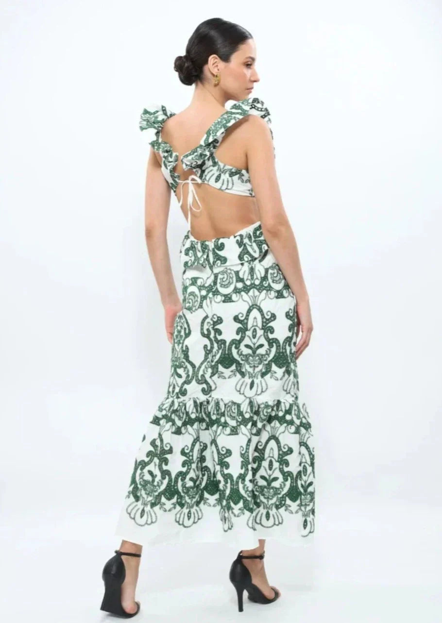 Haven Ruffled Maxi Dress - Elena Harper