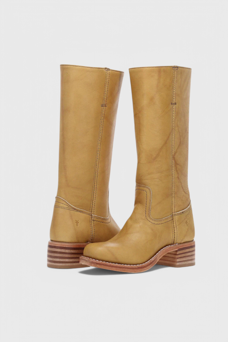Women's Elegant Knee-High Heeled Boots - Comfortable & Stylish