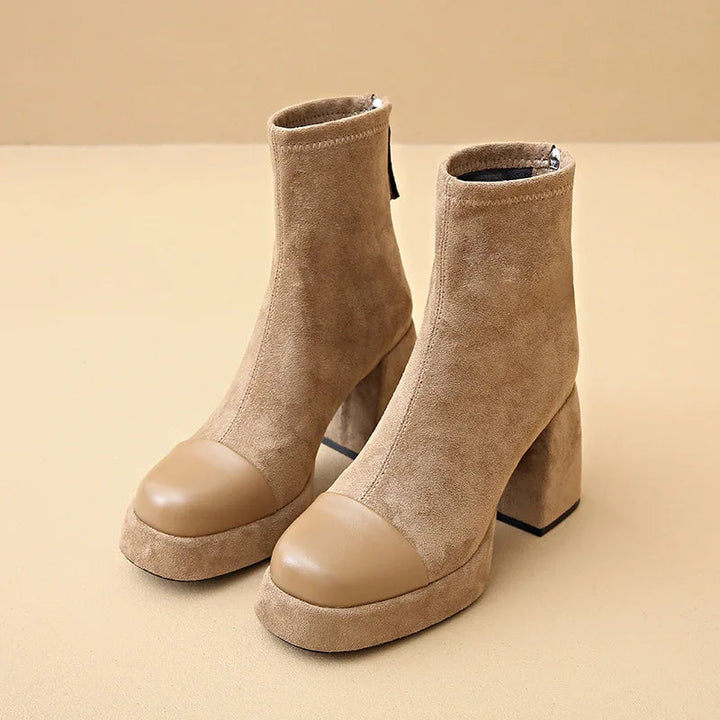 Camille | Elegant and Versatile Leather Boots