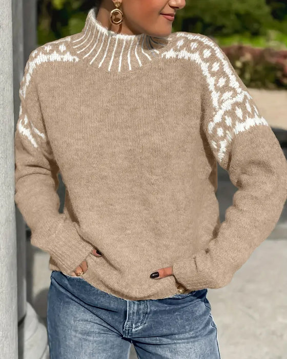 Luna | Comfortable and Warm Waffle Knit Sweater