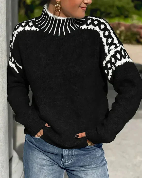 Luna | Comfortable and Warm Waffle Knit Sweater
