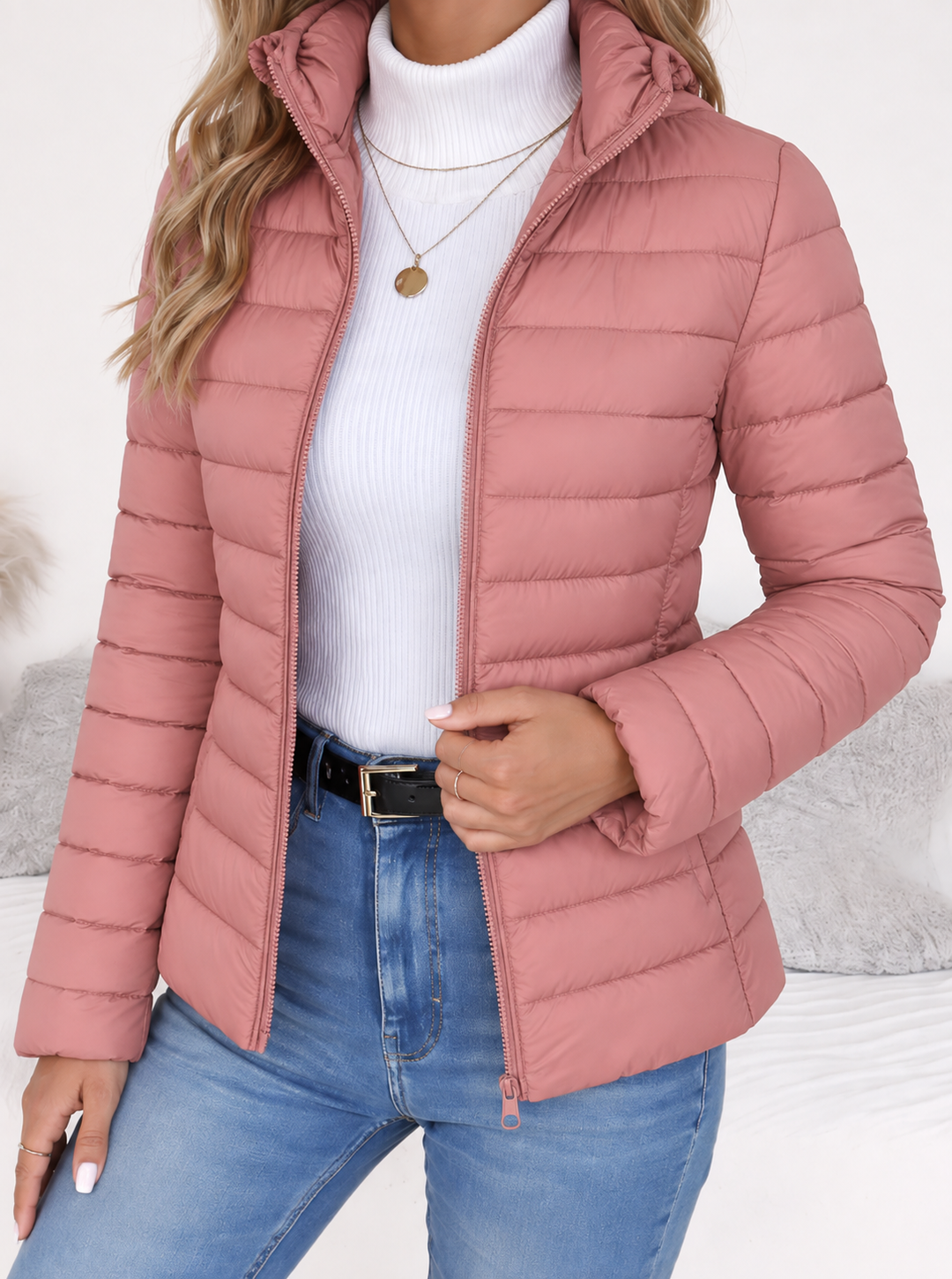 Quilted Jacket for Women | Breathable & Slim Fit