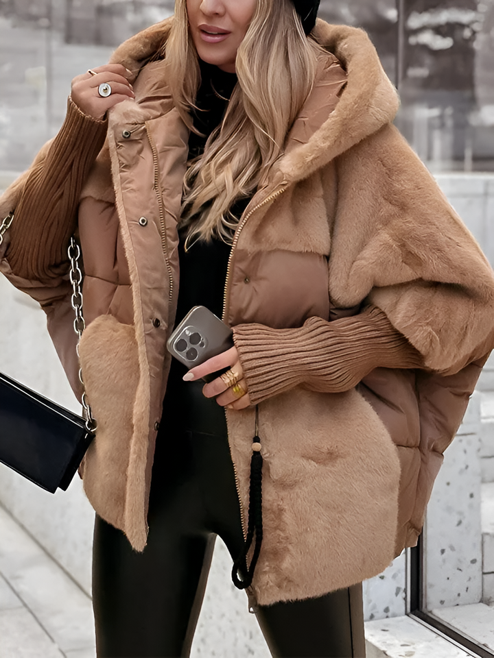 Women's Oversized Quilted Jacket | Warm & Windproof