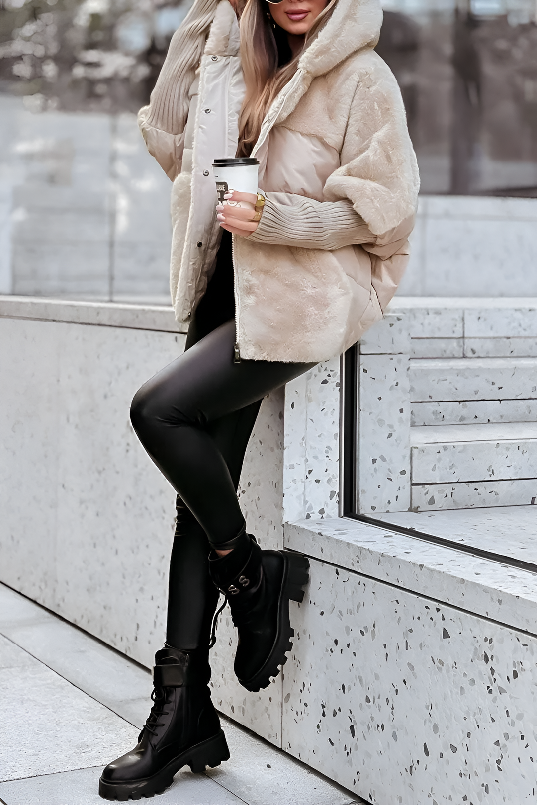 Women's Oversized Quilted Jacket | Warm & Windproof