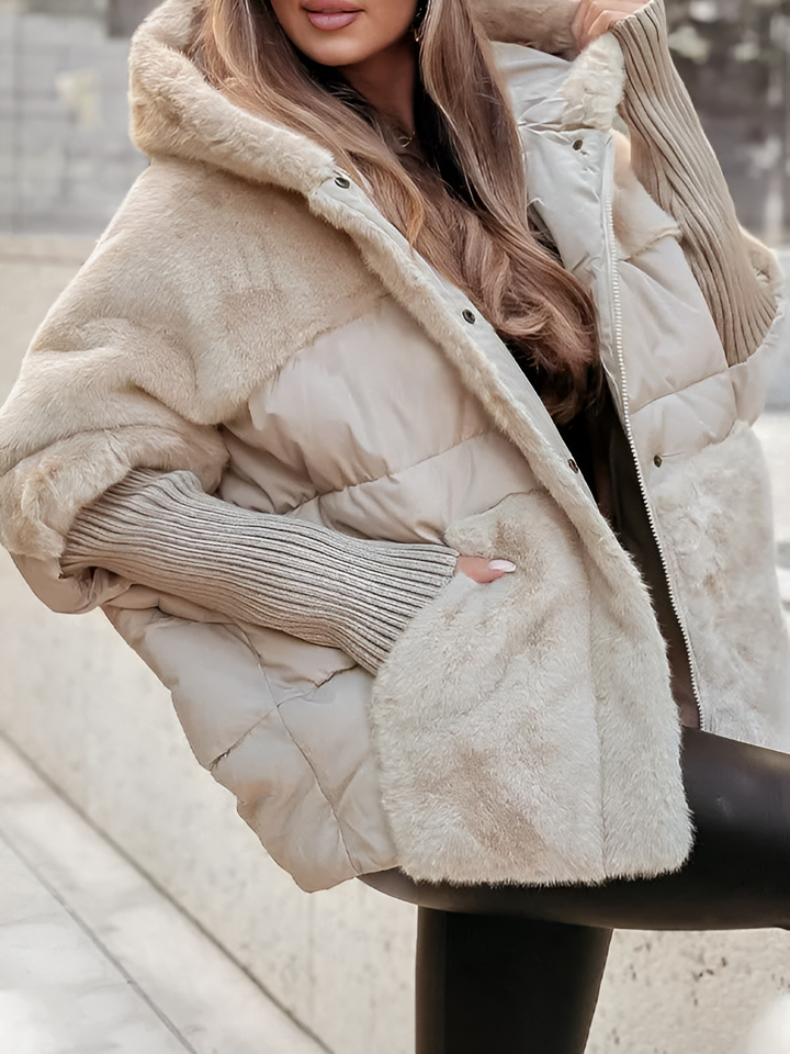 Women's Oversized Quilted Jacket | Warm & Windproof