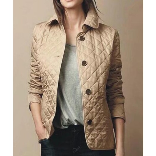 Quilted Jacket for Women | Diamond Quilted Design