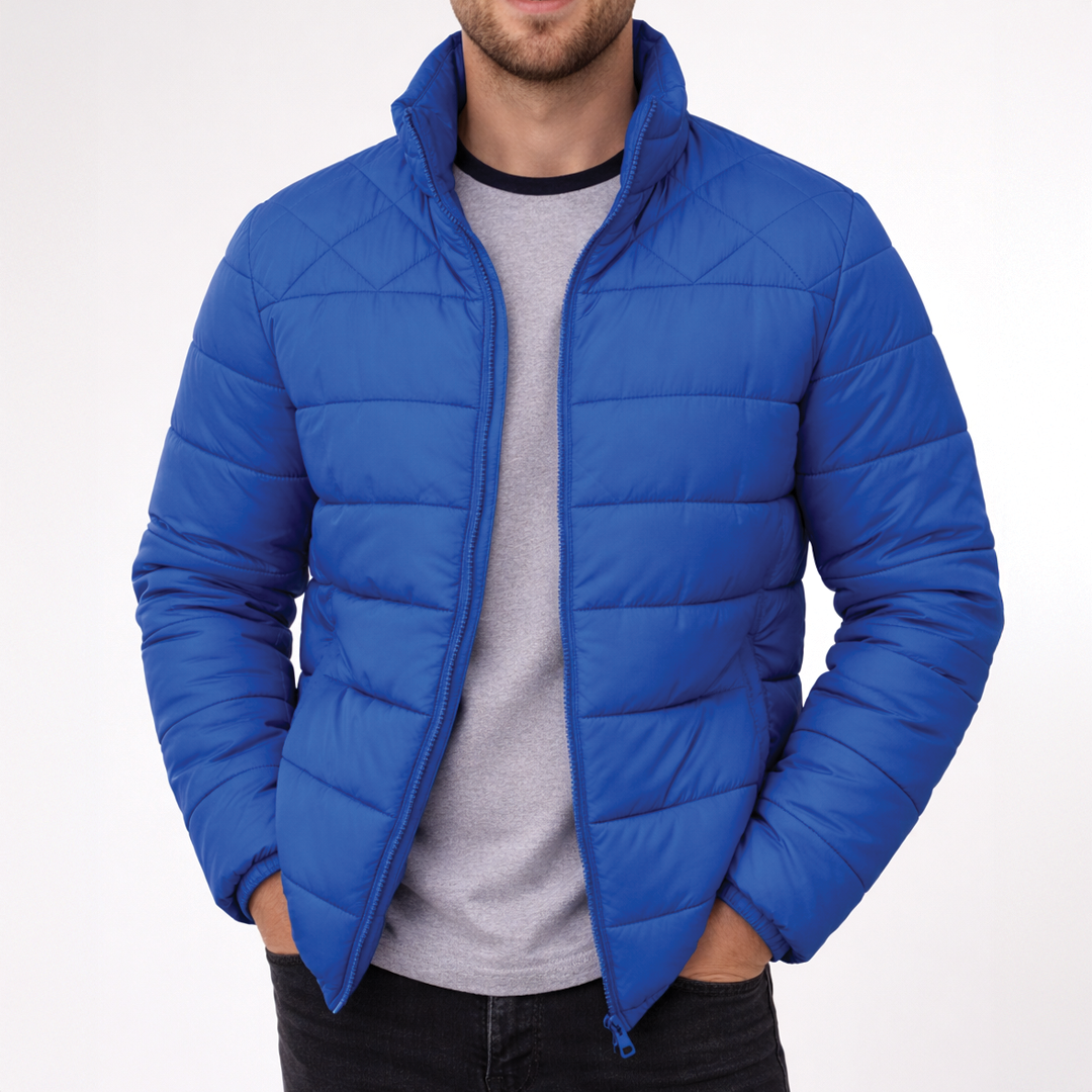 Men's Puffer Jacket | Water-Repellent & Warm