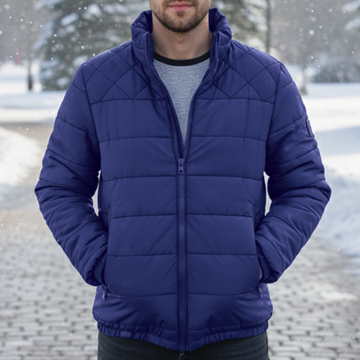 Men's Puffer Jacket | Water-Repellent & Warm