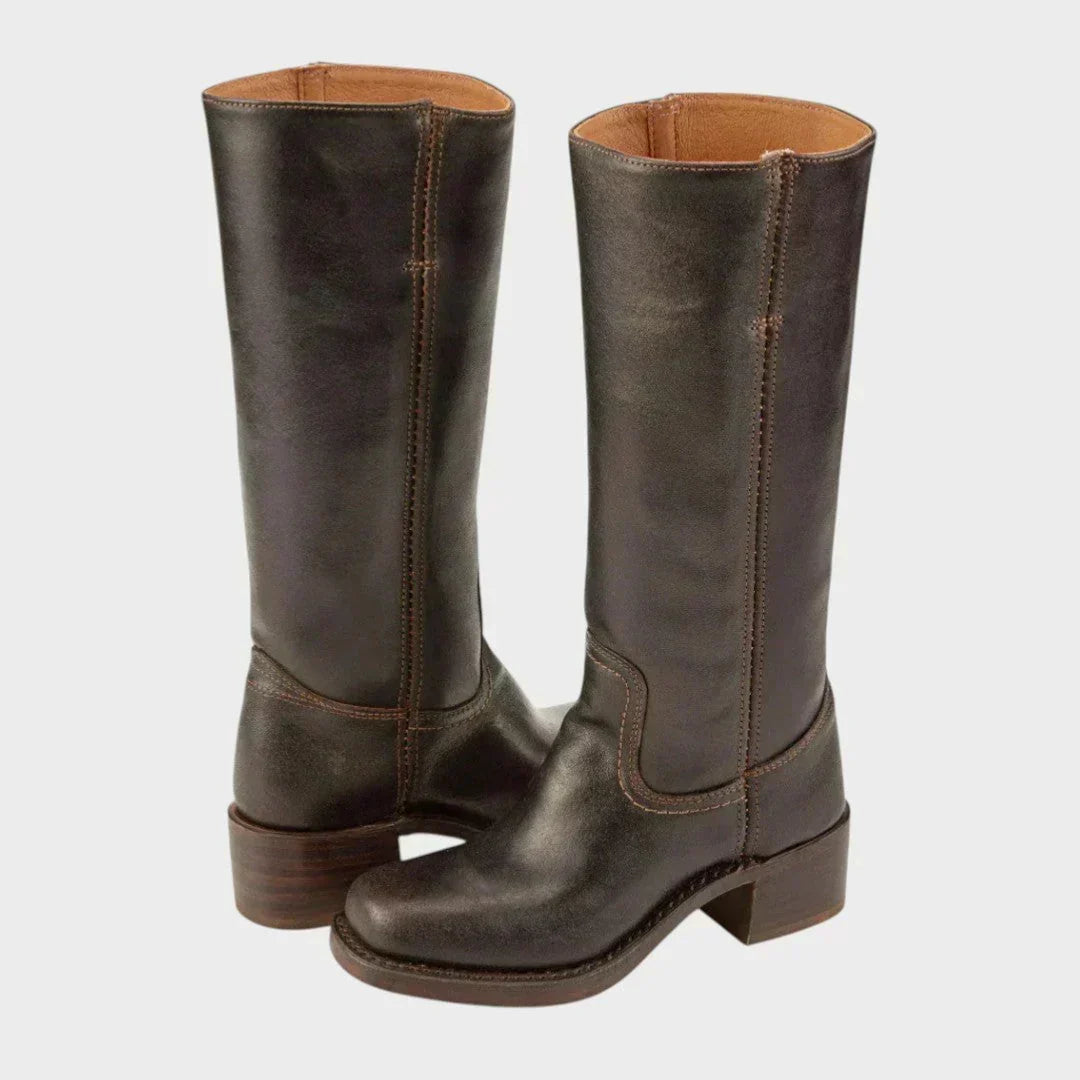 Women's Boots | Retro Design with Block Heel