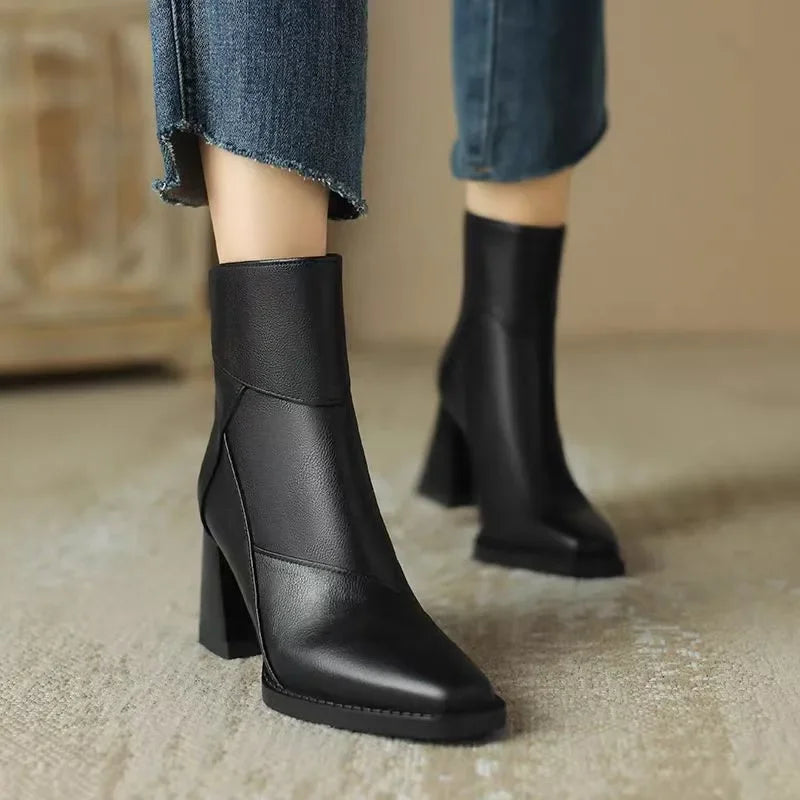 Ankle Boots for Women | Block Heel & Pointed Toe