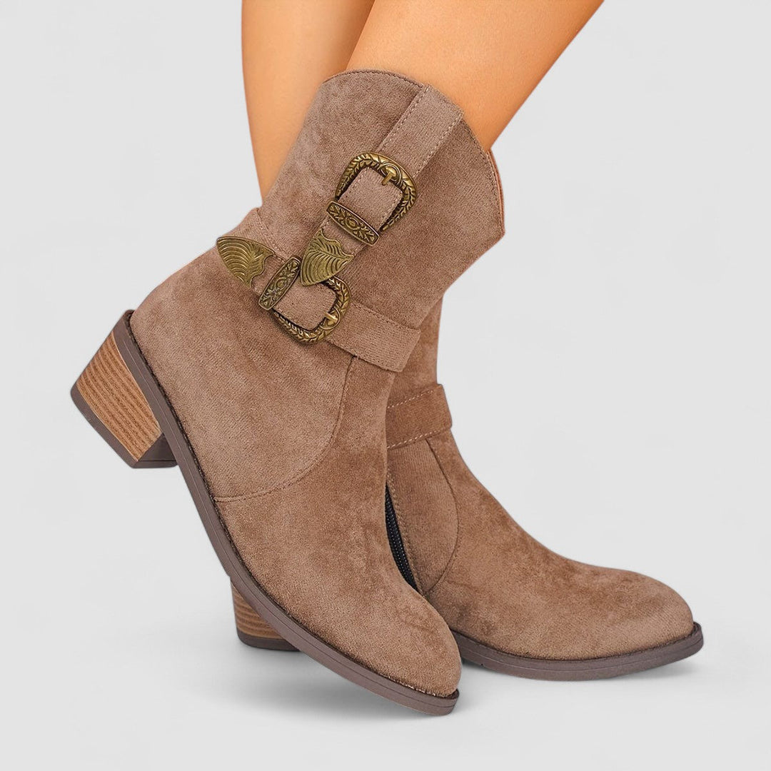 Ankle Boots for Women | Supportive with Block Heel