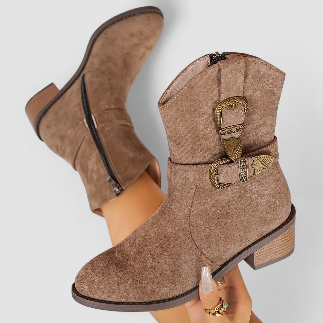 Ankle Boots for Women | Supportive with Block Heel