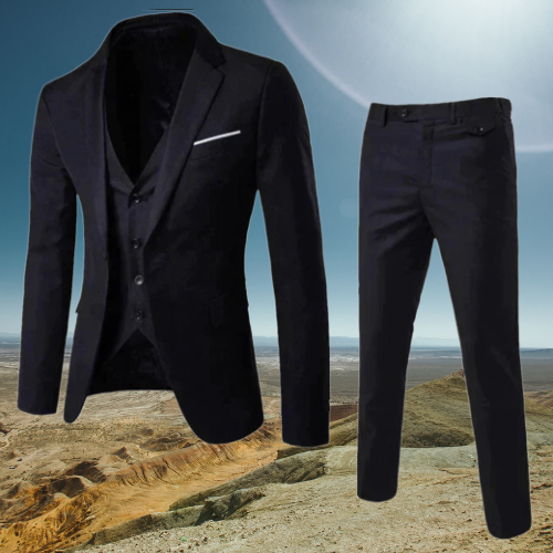 Women's Luxury Spring Suit & Pant Set Elegant Two-Piece Outfit, view 9 - Elena Harper