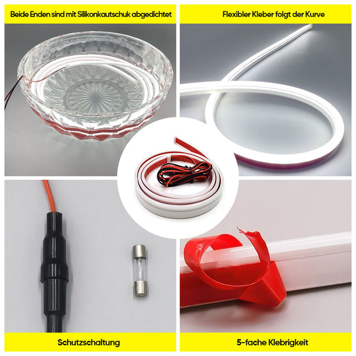 GlowHood Light Strip | Car Bonnet Light | Flexible and Waterproof