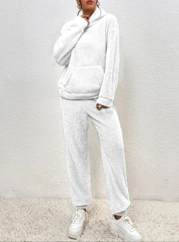 Knitted Suit Women | Turtleneck & Wide Leg