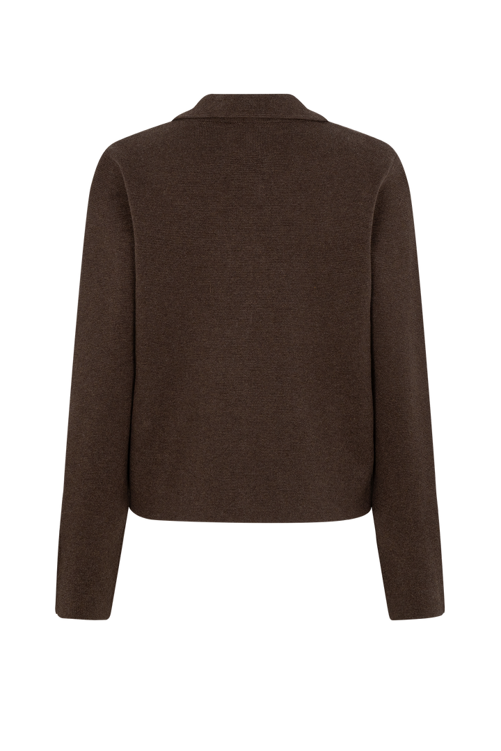 Knitted Blazer for Women | Refined Lapel & Elegant Button Placket