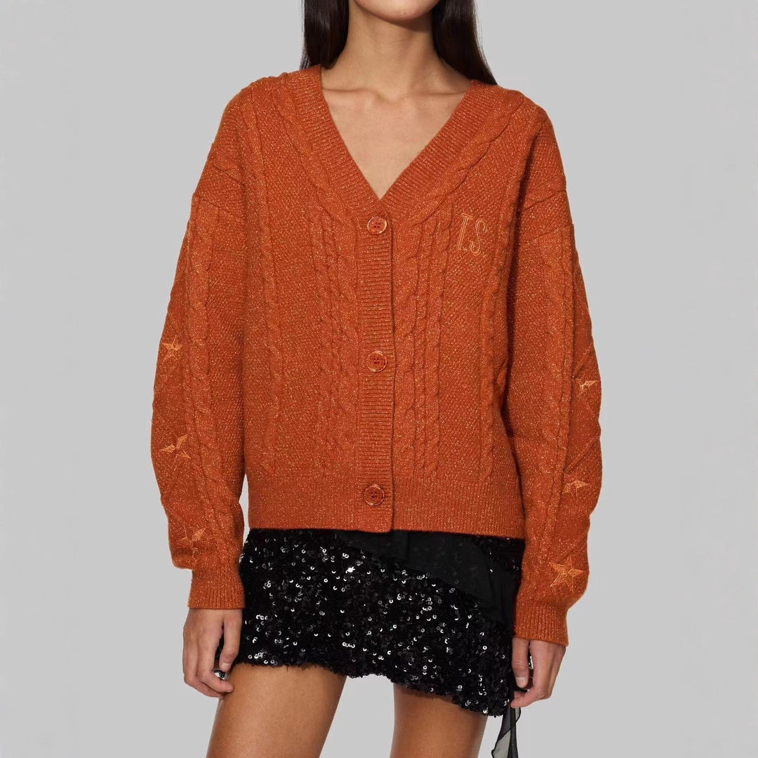 Cardigan for Women | Chunky Knit & Cable Pattern