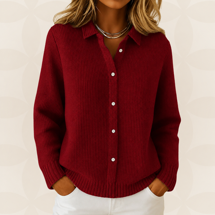 Cardigan for Women | Refined Collar & Tailored Fit