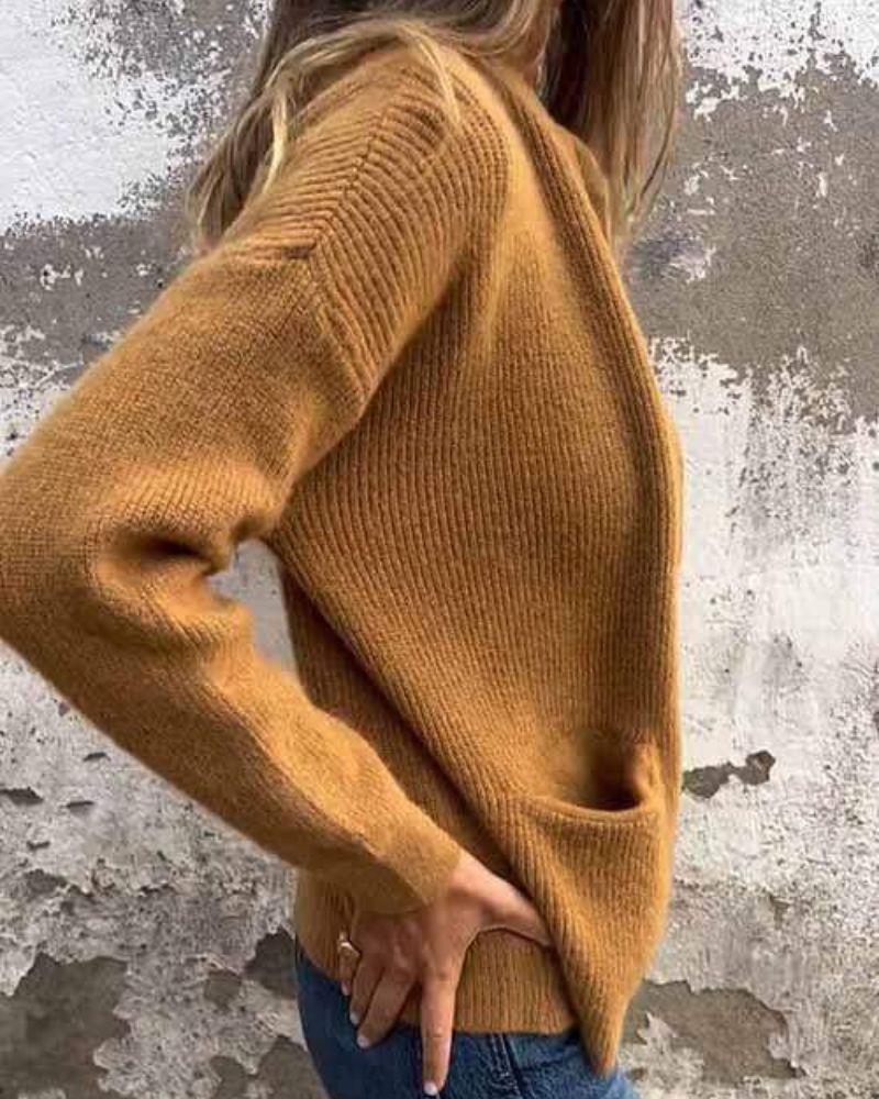 Women's Cardigan | Zipper & Warm Comfort