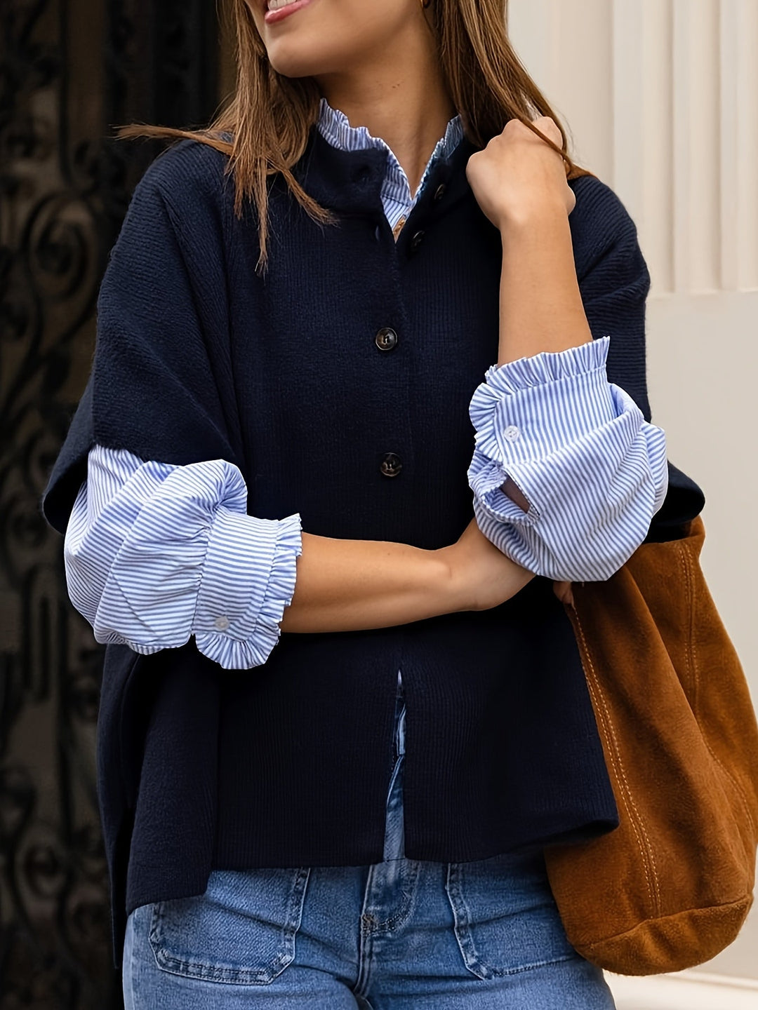 Cardigan for Women | Stand-Up Collar & Extra Warmth