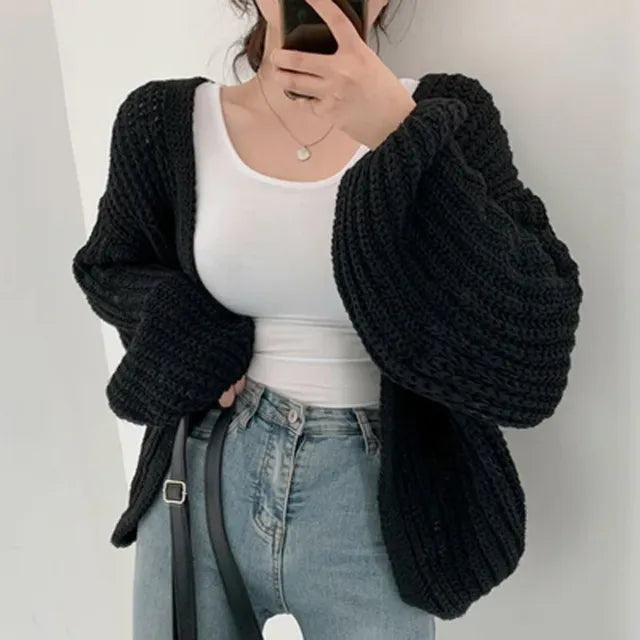 Oversized Cardigan for Women | Chunky Knit & Warm